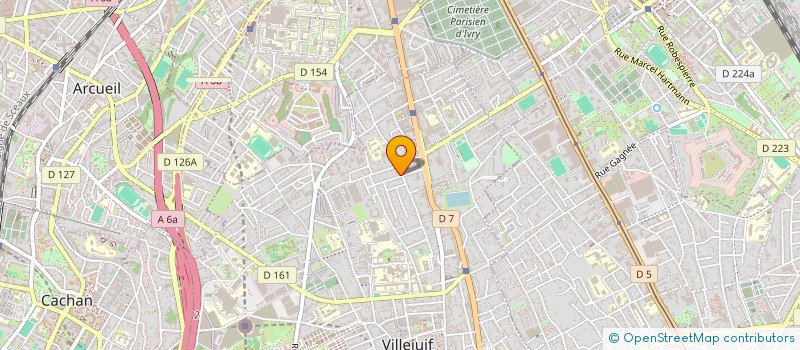 localisation de l'entreprise FW INVEST à VILLEJUIF