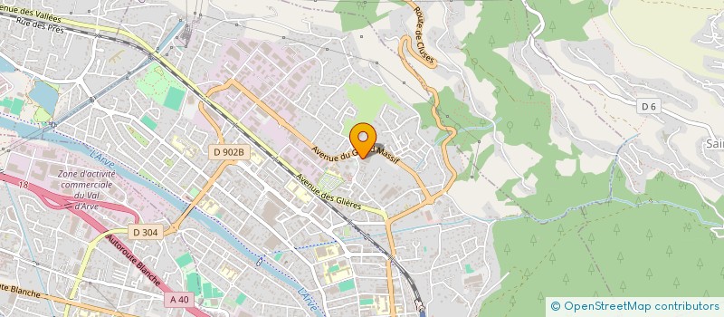 localisation de l'entreprise FW INVEST  CLUSES