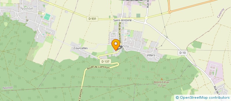 localisation de l'entreprise FW RENOVATION à CATENOY