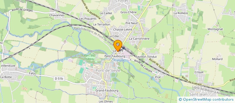 localisation de l'entreprise FW SPORT à CROTTET