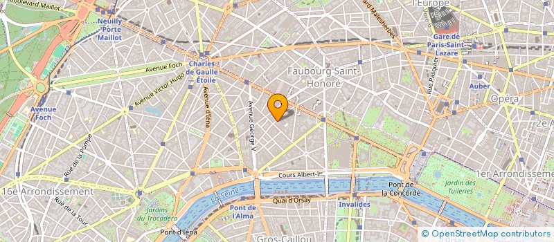 localisation de l'entreprise FW SPORTS CONSEILS à PARIS