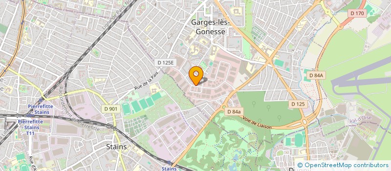 localisation de l'entreprise FW95  GARGES-LES-GONESSE