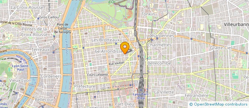 localisation de l'entreprise FWF FINANCE à LYON