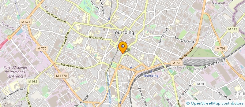 localisation de l'entreprise FWG à TOURCOING