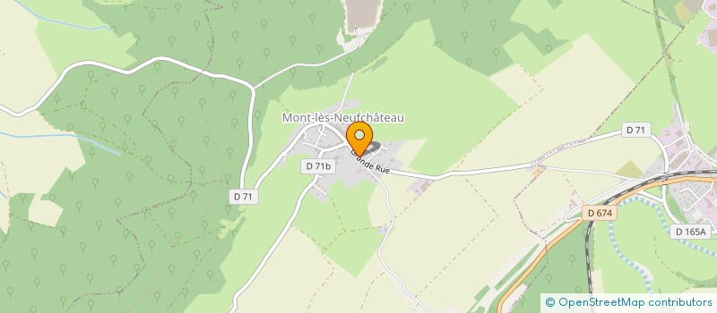 localisation de l'entreprise FWL  MONT-LES-NEUFCHATEAU