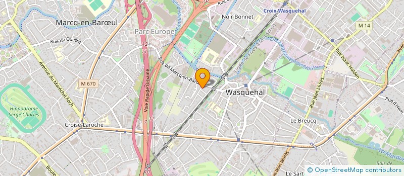 localisation de l'entreprise FWR PRODUCTIONS  WASQUEHAL