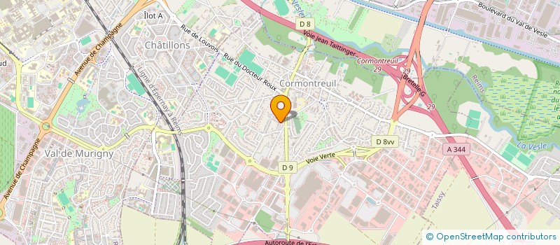 localisation de l'entreprise FWS FRANCE  CORMONTREUIL