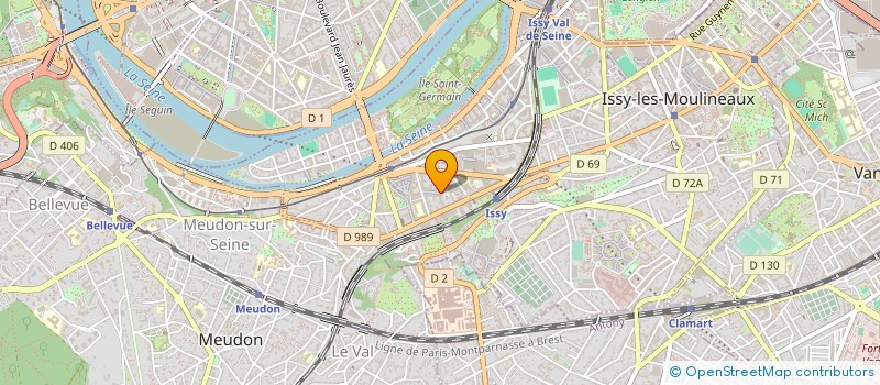 localisation de l'entreprise FX FRAPAISE PHARMA CONSULTING à ISSY-LES-MOULINEAUX