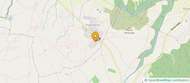localisation de l'entreprise FX IMMOBILIER  POTELIERES