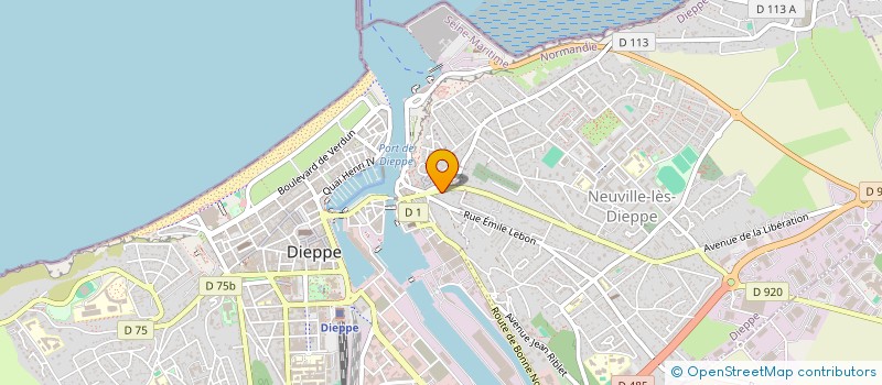 localisation de l'entreprise FX INVEST  DIEPPE