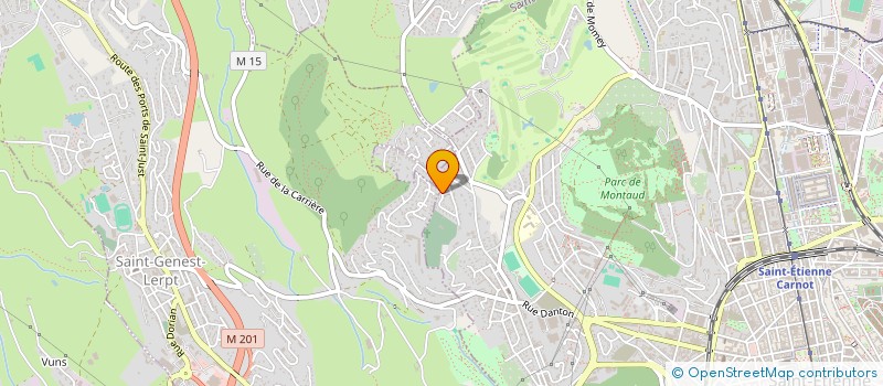 localisation de l'entreprise FX MUSIC  SAINT-ETIENNE