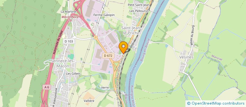 localisation de l'entreprise FX PARTENAIRE à MACON