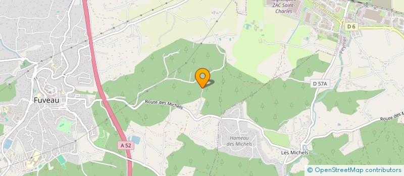 localisation de l'entreprise FX SUPPORT  FUVEAU