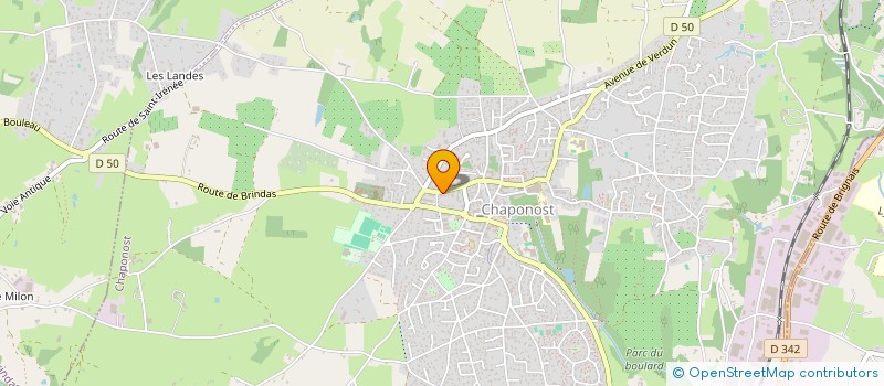 localisation de l'entreprise FX4  CHAPONOST