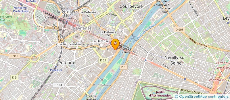 localisation de l'entreprise FX5  PUTEAUX