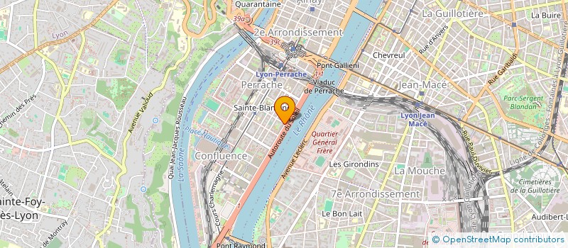 localisation de l'entreprise FXB  LYON