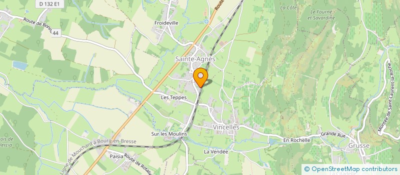 localisation de l'entreprise FXB IMMO  VAL-SONNETTE