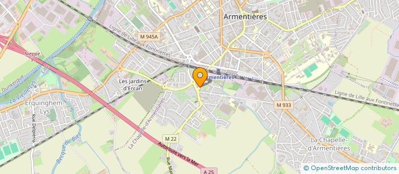 localisation de l'entreprise FXC COMPANY  LA CHAPELLE-D'ARMENTIERES