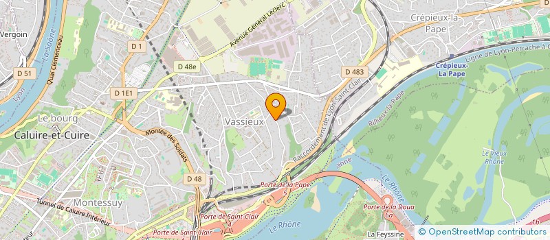 localisation de l'entreprise FXDL INVEST  CALUIRE-ET-CUIRE