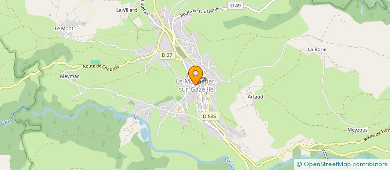 localisation de l'entreprise FXHASH FOUNDATION  LE MONASTIER-SUR-GAZEILLE