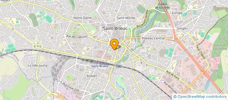 localisation de l'entreprise FXLG à SAINT-BRIEUC