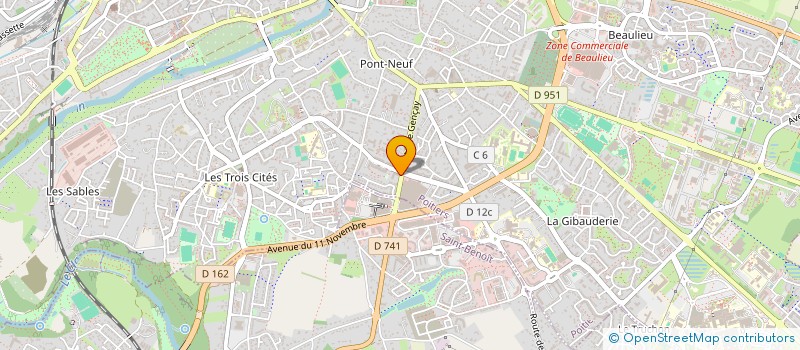 localisation de l'entreprise FXN  POITIERS