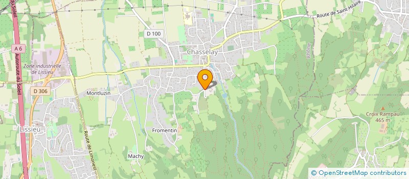 localisation de l'entreprise FXP à REYRIEUX