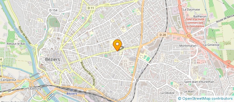 localisation de l'entreprise FXQ à BEZIERS