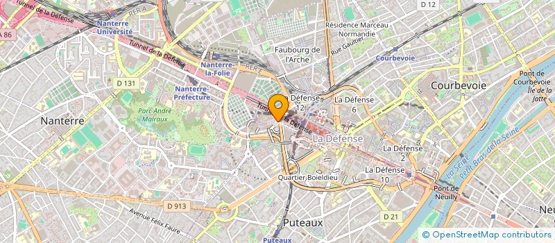 localisation de l'entreprise FXS  PUTEAUX