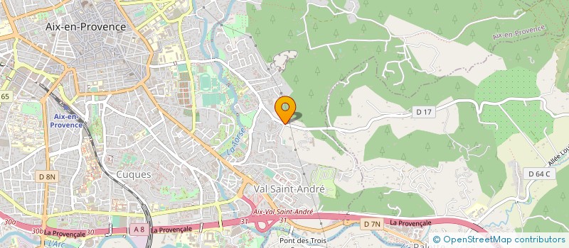 localisation de l'entreprise FXT DISTRIBUTION à AIX-EN-PROVENCE