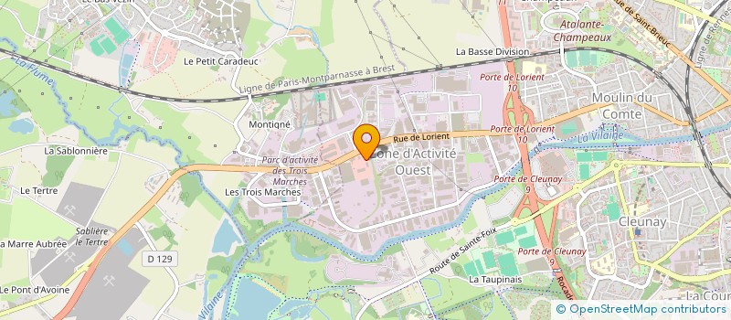 localisation de l'entreprise FXX à RENNES