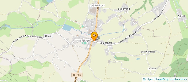 localisation de l'entreprise FY  ECLOSE-BADINIERES