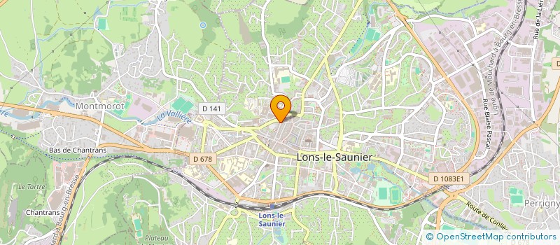 localisation de l'entreprise FY BEAUTE & MINCEUR à LONS-LE-SAUNIER