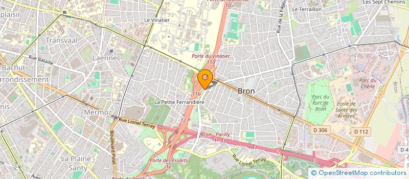 localisation de l'entreprise FY FEKIR à BRON