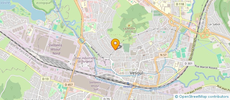 localisation de l'entreprise FY HOLDING  VESOUL