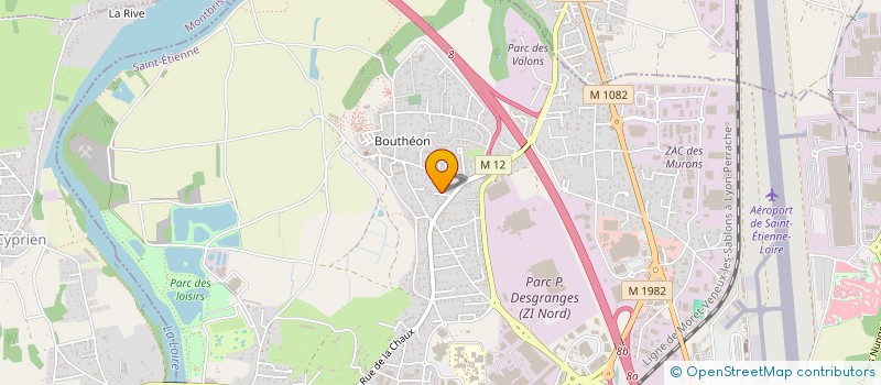 localisation de l'entreprise FY INVEST  ANDREZIEUX-BOUTHEON