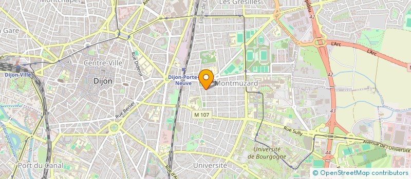 localisation de l'entreprise FY INVEST à DIJON
