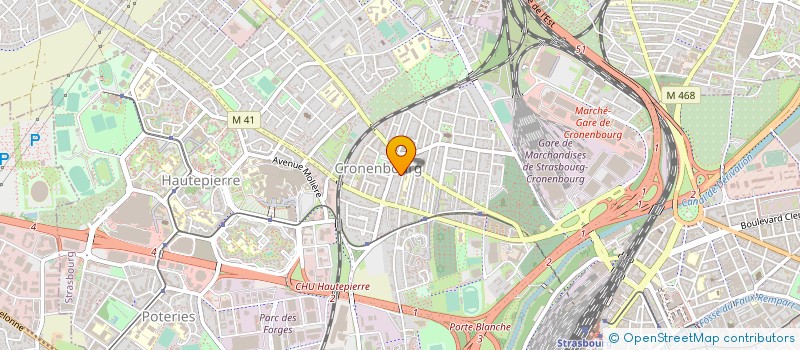 localisation de l'entreprise FY SOLUTIONS à STRASBOURG