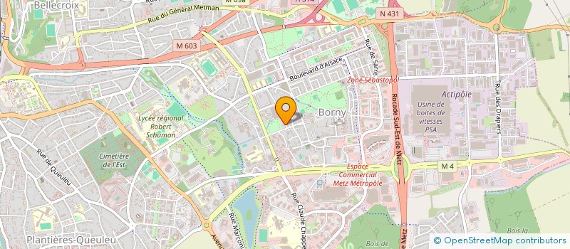 localisation de l'entreprise FYA  SAINT-JULIEN-LES-METZ