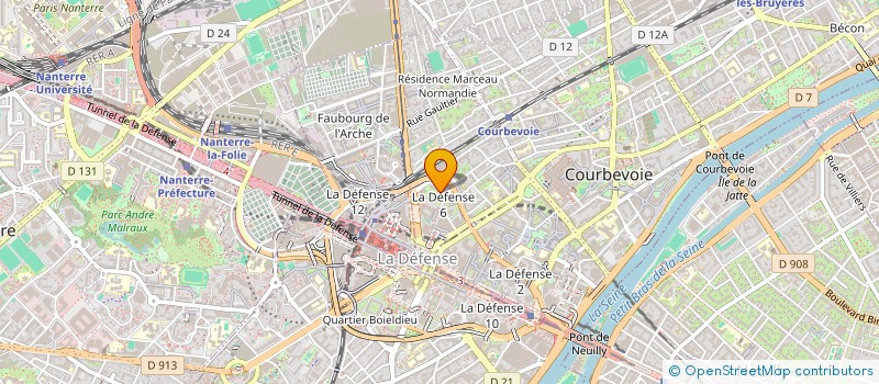 localisation de l'entreprise FYATECH à COURBEVOIE