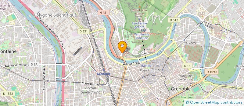 localisation de l'entreprise FYB  GRENOBLE