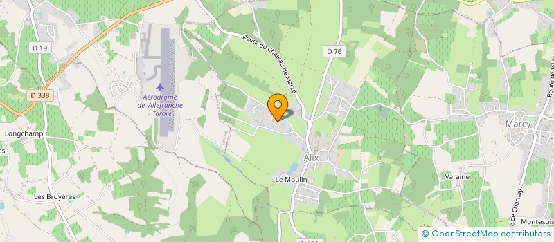 localisation de l'entreprise FYB IMMO  ALIX