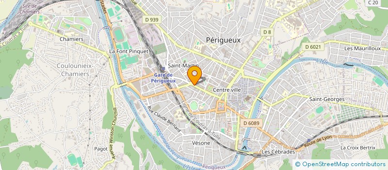 localisation de l'entreprise FYBOTS GROUPE à PERIGUEUX