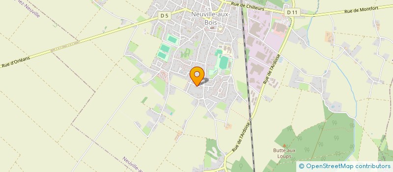 localisation de l'entreprise FYC à NEUVILLE-AUX-BOIS