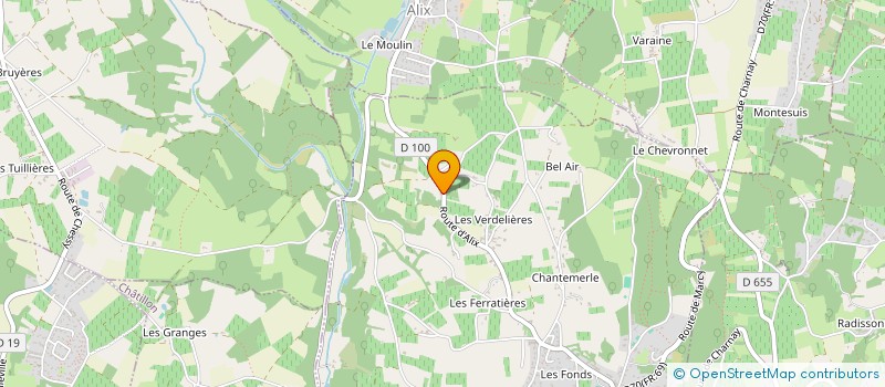 localisation de l'entreprise FYCAR  CHARNAY