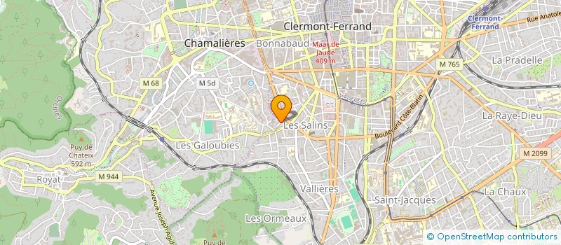 localisation de l'entreprise FYFE CAPITAL  CLERMONT-FERRAND