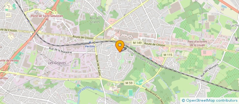 localisation de l'entreprise FYG IMMOBILIER  VERTOU