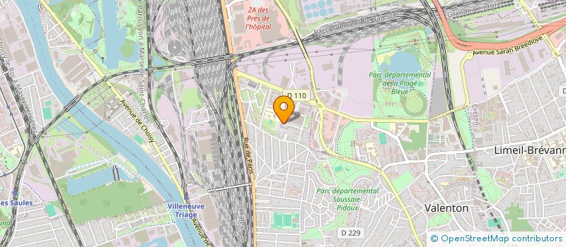 localisation de l'entreprise FYH TRANSPORT à VILLENEUVE-SAINT-GEORGES