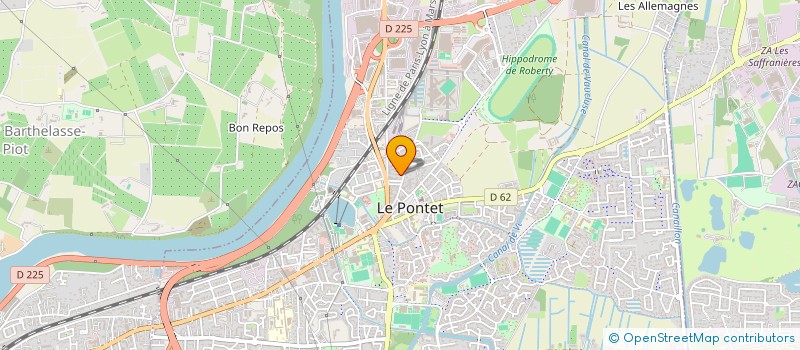 localisation de l'entreprise FYI IMMOBILIER  LE PONTET