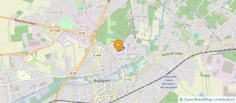 localisation de l'entreprise FYID-AUTO à ST GERMAIN LES ARPAJON